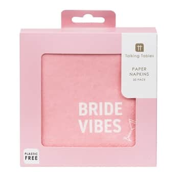 Papierové obrúsky Bride Vibes - 20 ks